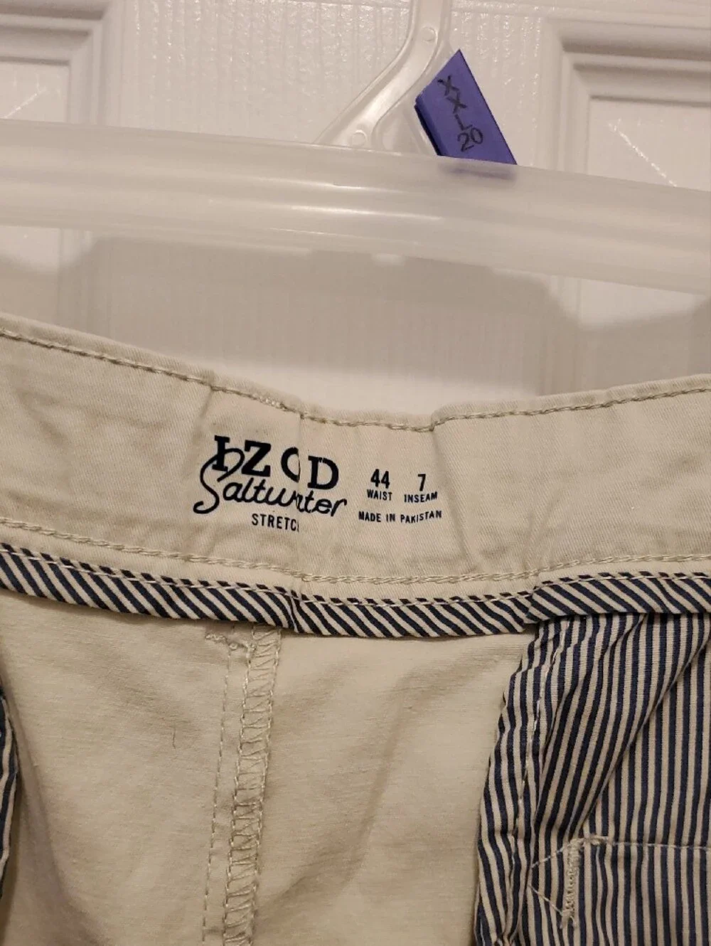 IZOD Saltwater Stretch Men's Flat Front Shorts 🌻 Set of 2 Pair Size 44